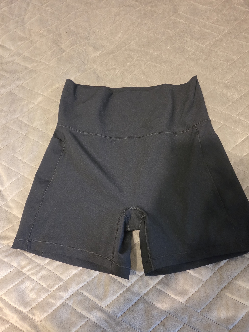 all in motion Black High-Rise Bike Shorts
